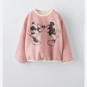 Zara Disney Mickey and Minnie sweater
